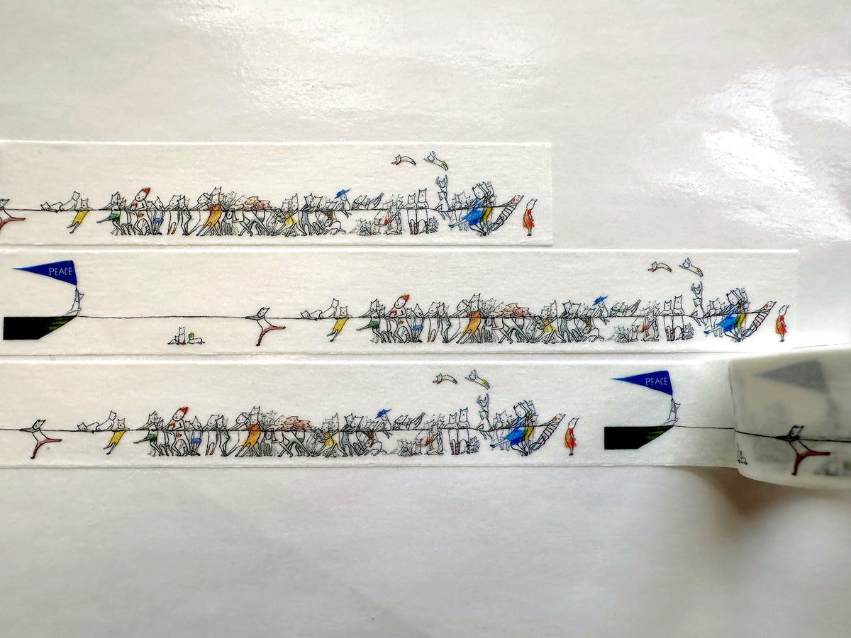 mt x Ayumi Kudo - Peace washi tape SAMPLES
