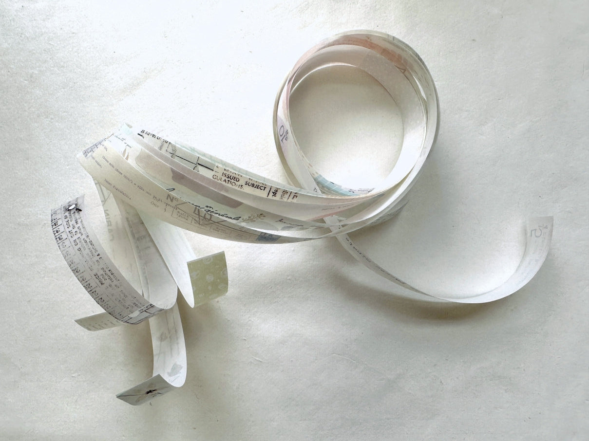 MU Lifestyle - Shape Tear #01-05 pre-cut washi tape SAMPLES
