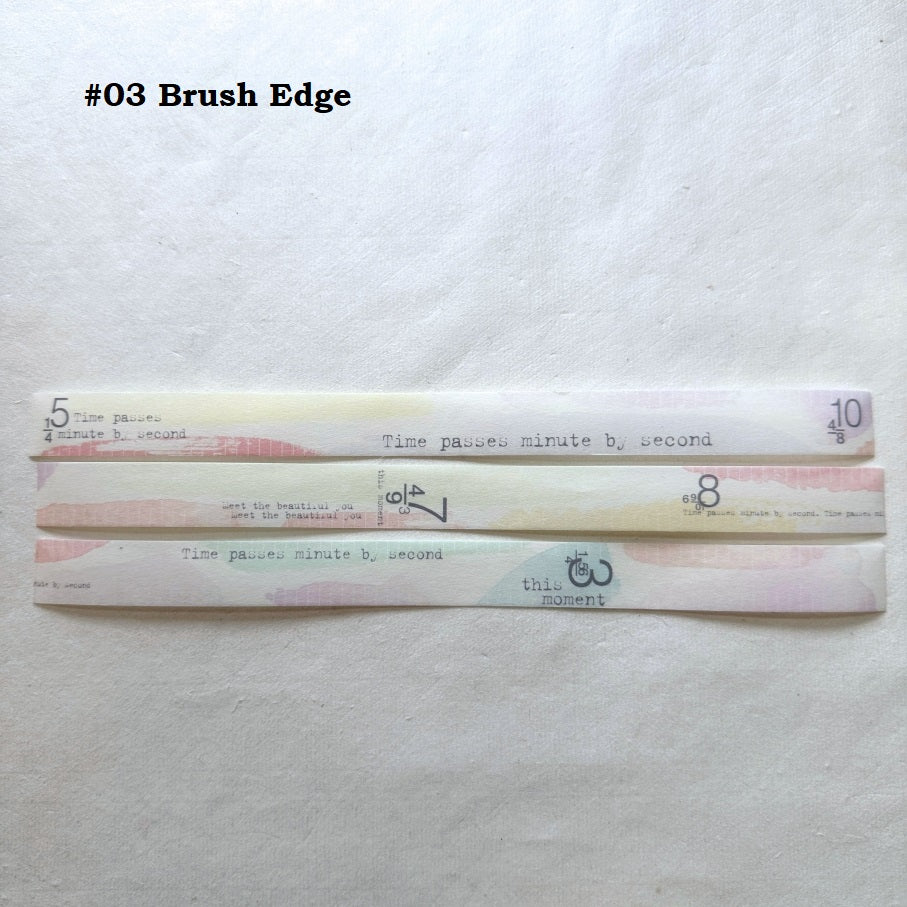 MU Lifestyle - Shape Tear #01-05 pre-cut washi tape SAMPLES