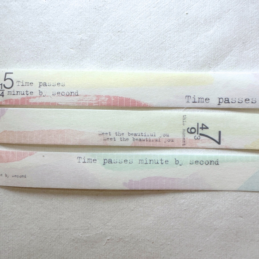 MU Lifestyle - Shape Tear #01-05 pre-cut washi tape SAMPLES