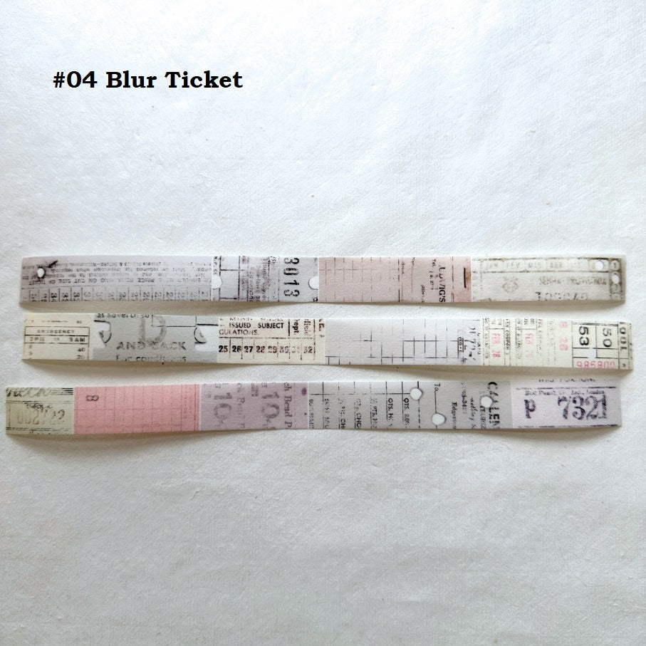 MU Lifestyle - Shape Tear #01-05 pre-cut washi tape SAMPLES