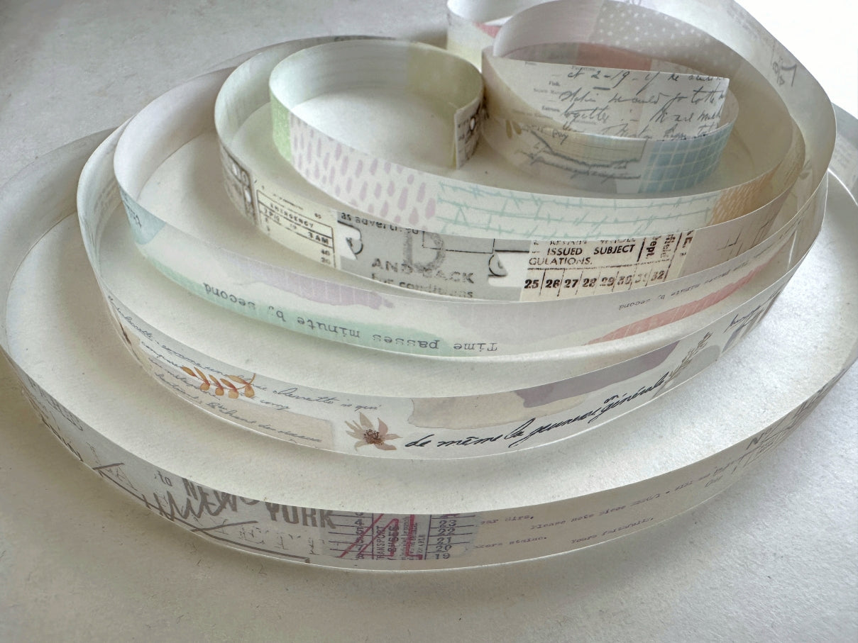 MU Lifestyle - Shape Tear #01-05 pre-cut washi tape SAMPLES