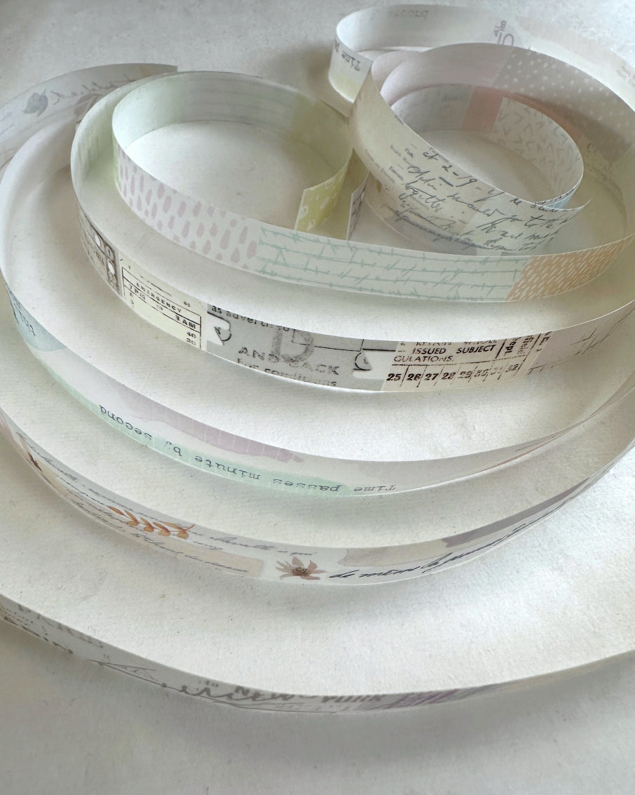 MU Lifestyle - Shape Tear #01-05 pre-cut washi tape SAMPLES