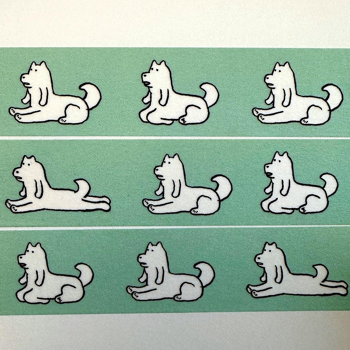 Makomo x Osoblanco - Dog washi tape SAMPLES