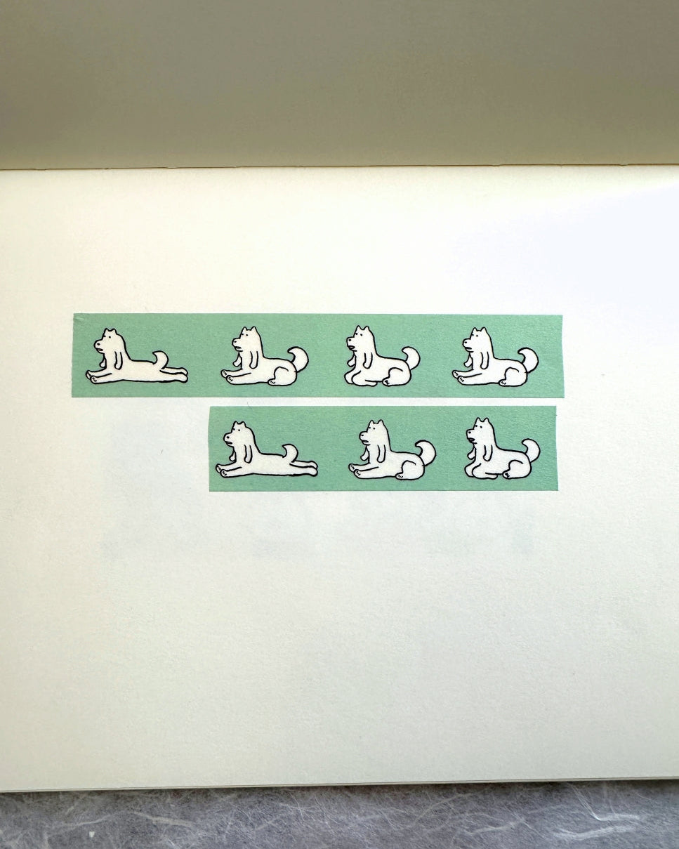Makomo x Osoblanco - Dog washi tape SAMPLES