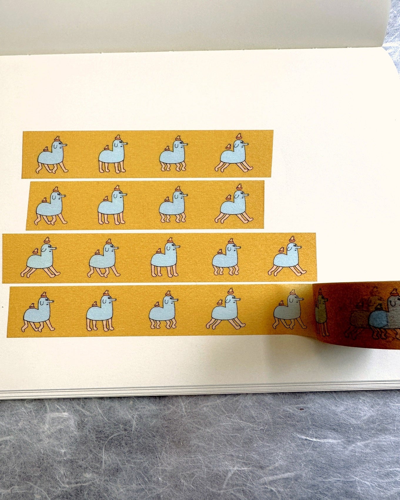 36 Sublo x Makomo - Elephant washi tape SAMPLES