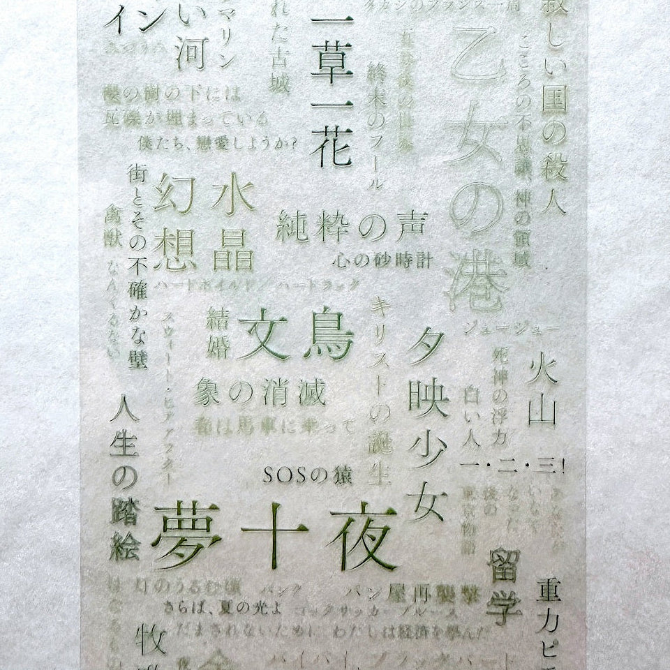 Manjusaka - To Do List: Books PET tape (6.5 cm wide) SAMPLES