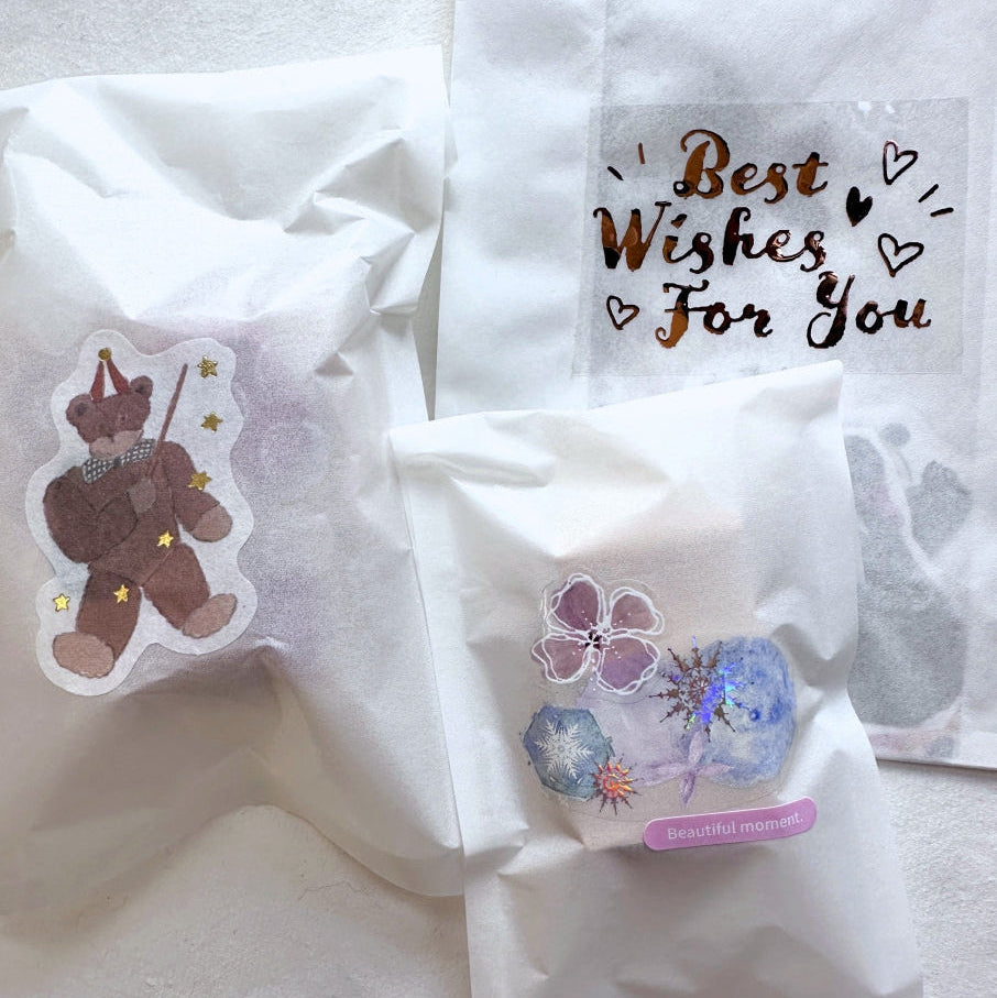 Manjusaka - Wishe bronze-gold PET tape SAMPLES