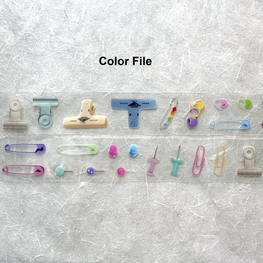 MEETYOU (Brand) - Archiving series (pins) kiss-cut PET tape SAMPLES