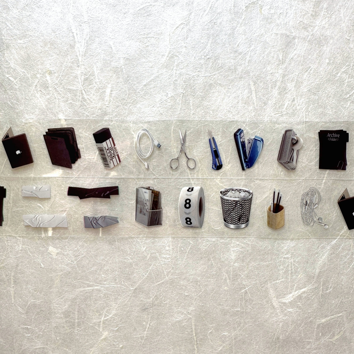MEETYOU (Brand) - Archiving series (connectors) kiss-cut PET tape SAMPLES