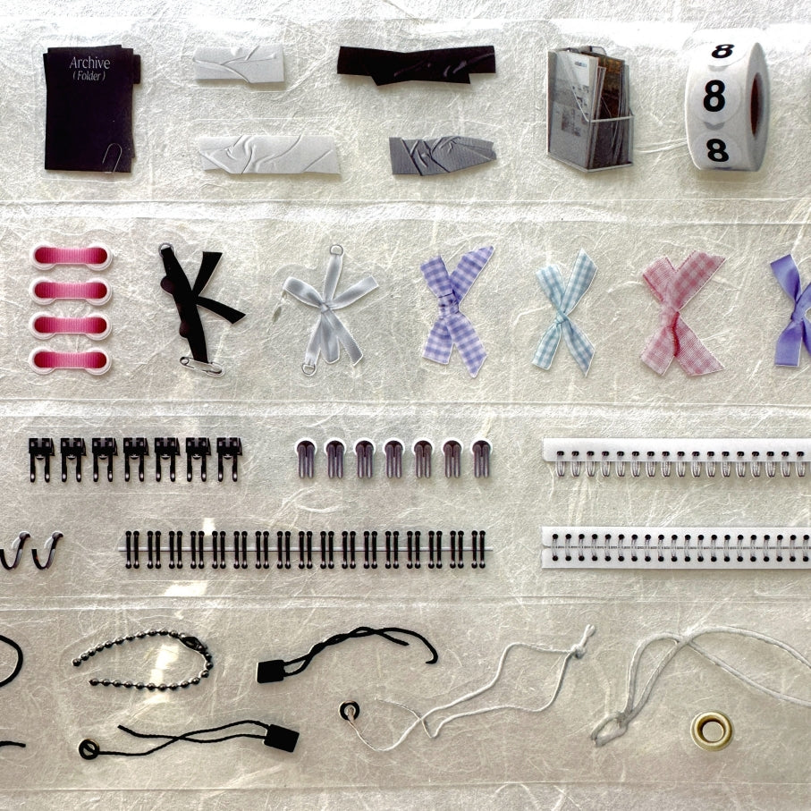 MEETYOU (Brand) - Archiving series (connectors) kiss-cut PET tape SAMPLES