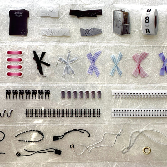 MEETYOU (Brand) - Archiving series (connectors) kiss-cut PET tape SAMPLES