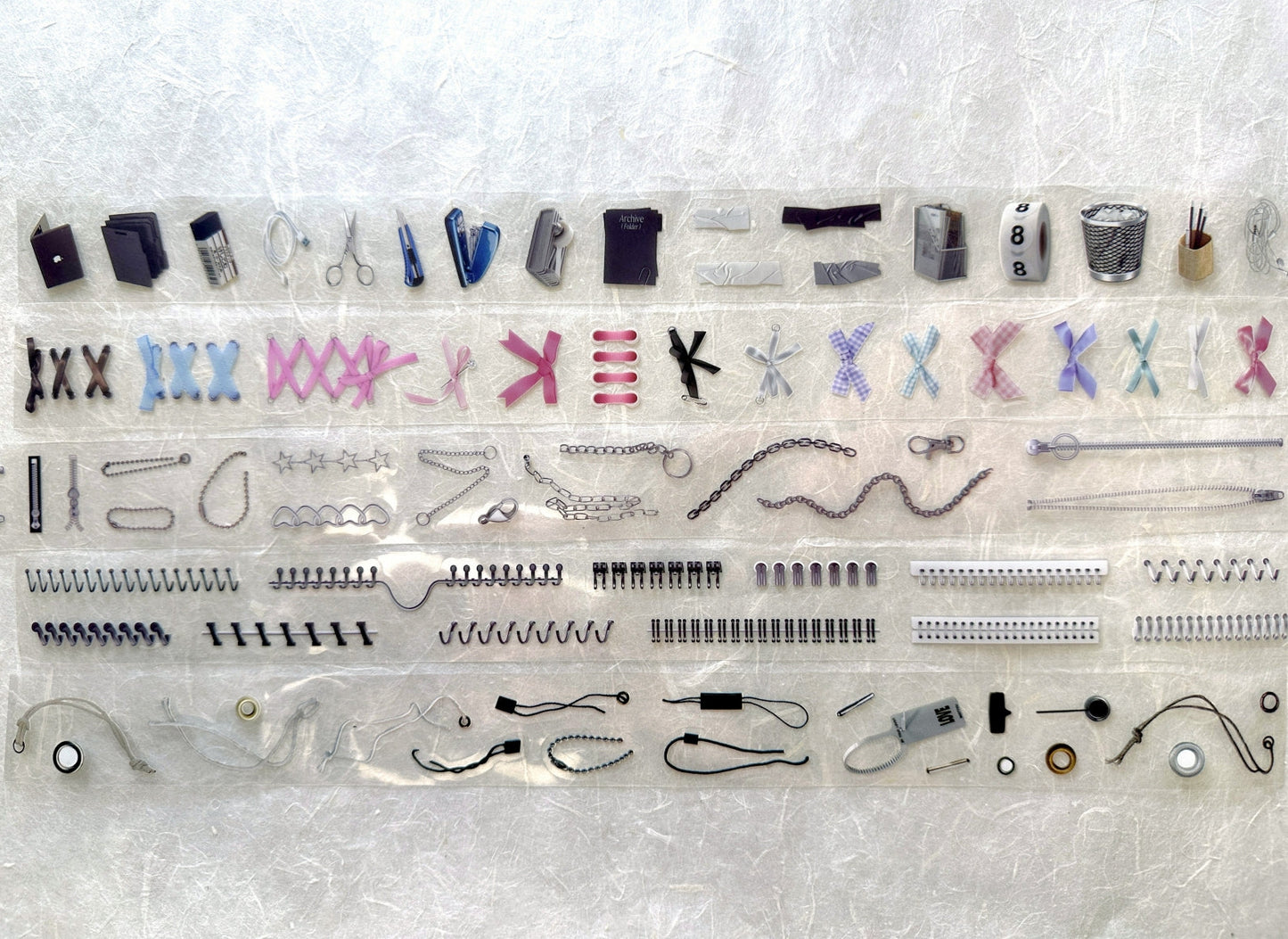 MEETYOU (Brand) - Archiving series (connectors) kiss-cut PET tape SAMPLES