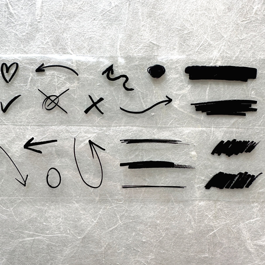 MEETYOU & Papermore (Brands) - Graffiti kiss-cut PET tape SAMPLES