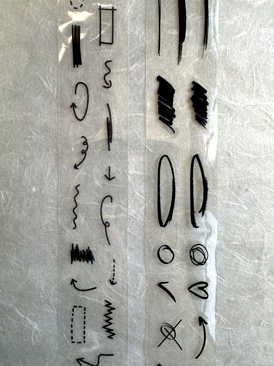 MEETYOU & Papermore (Brands) - Graffiti kiss-cut PET tape SAMPLES