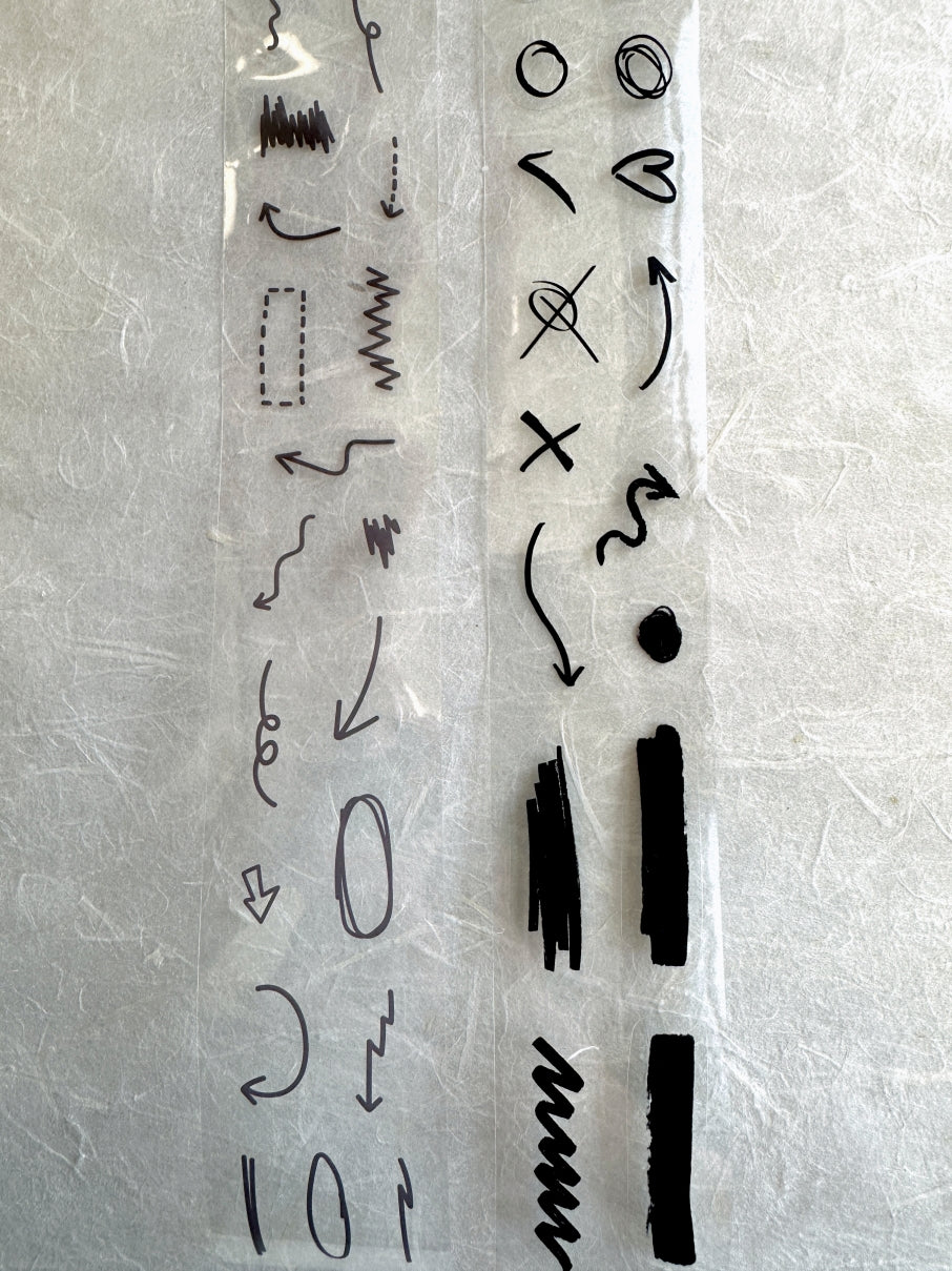 MEETYOU & Papermore (Brands) - Graffiti kiss-cut PET tape SAMPLES