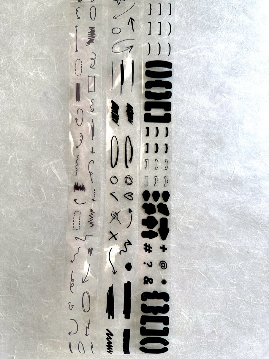 MEETYOU & Papermore (Brands) - Graffiti kiss-cut PET tape SAMPLES