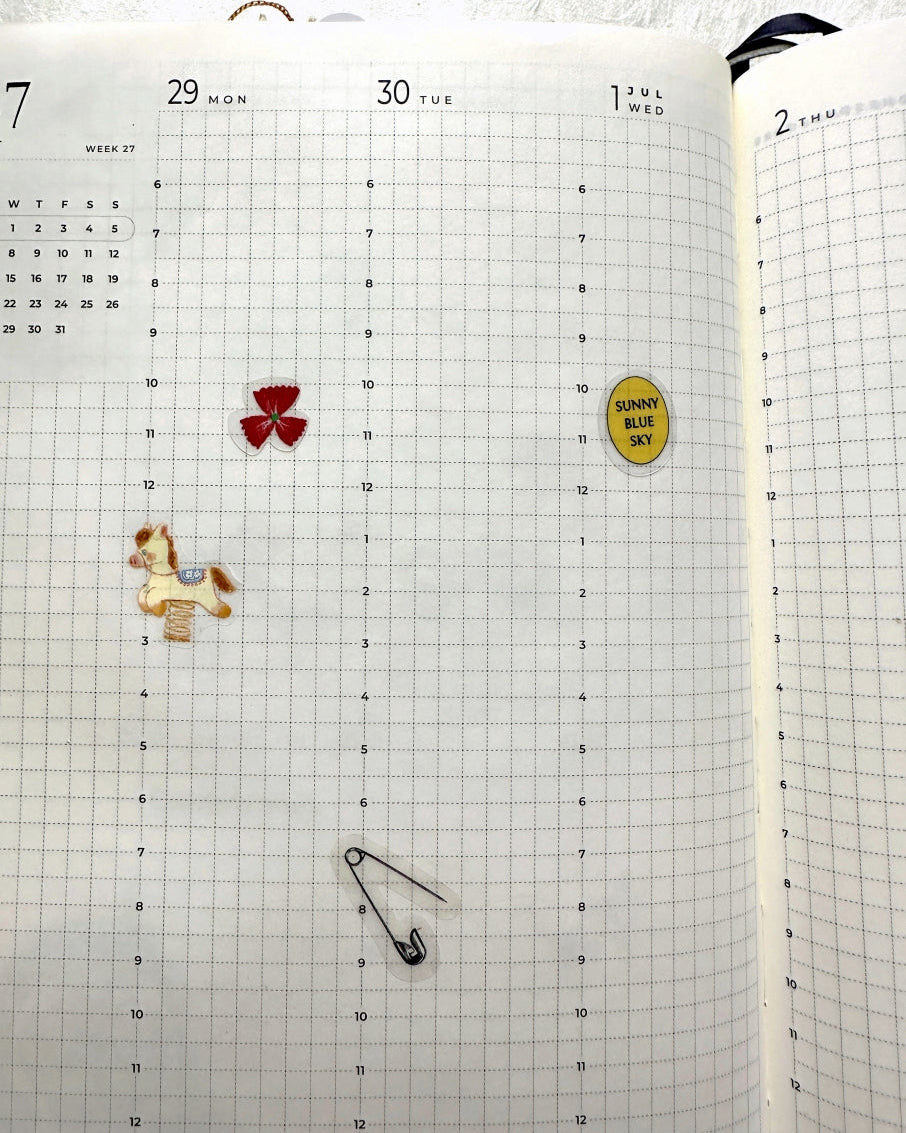 MEETYOU (Brand) - Archiving series (pins) kiss-cut PET tape SAMPLES