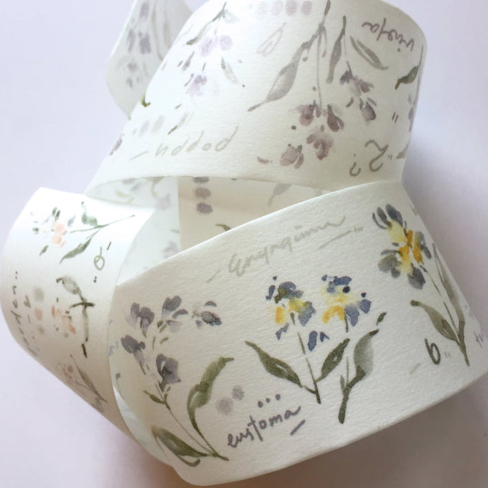 Meow Illustration - Garden Journals washi tape SAMPLES