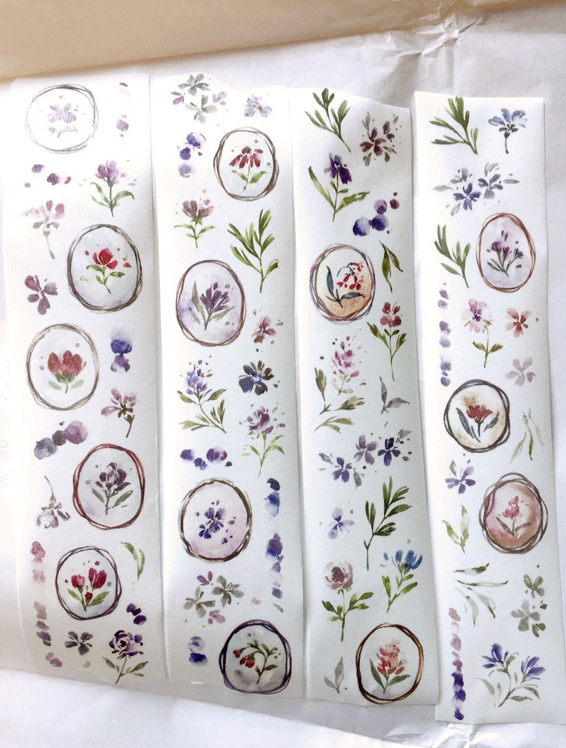 Meow Illustration - Pinot Noir washi tape SAMPLES