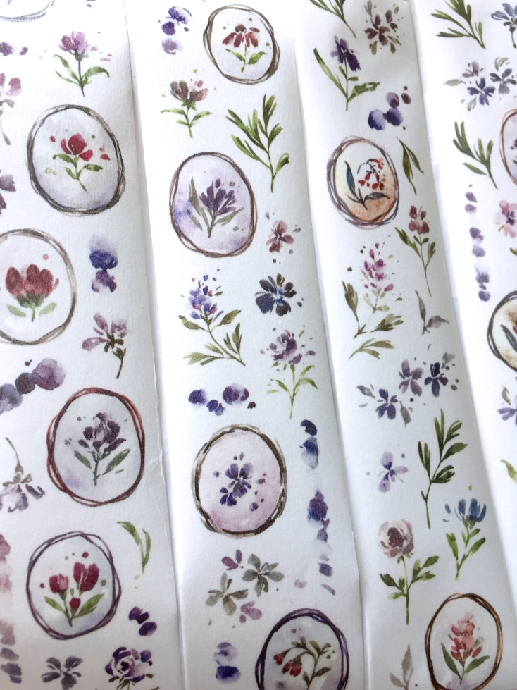 Meow Illustration - Pinot Noir washi tape SAMPLES