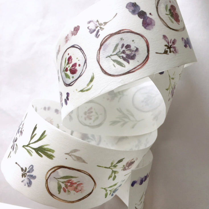 Meow Illustration - Pinot Noir washi tape SAMPLES
