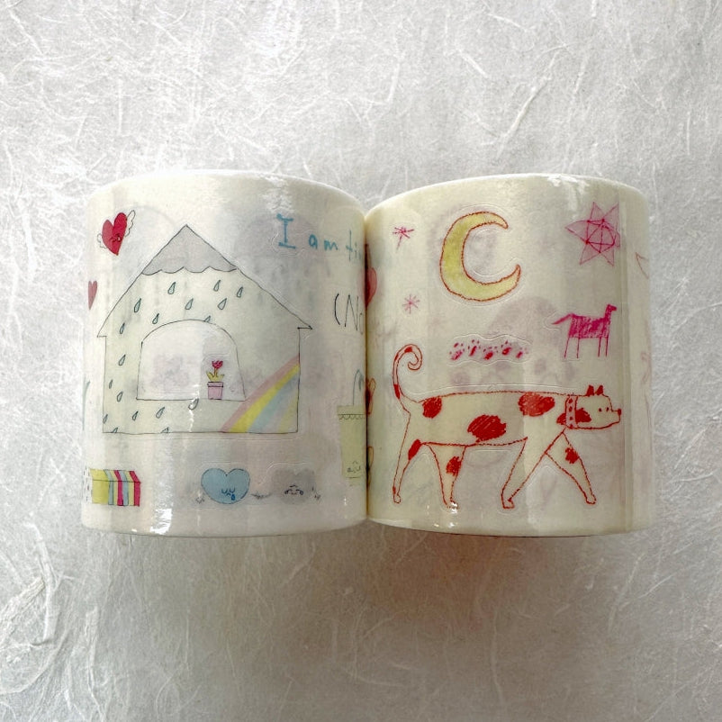 袜子Meow - Fairy Tale kiss-cut washi tape SAMPLES