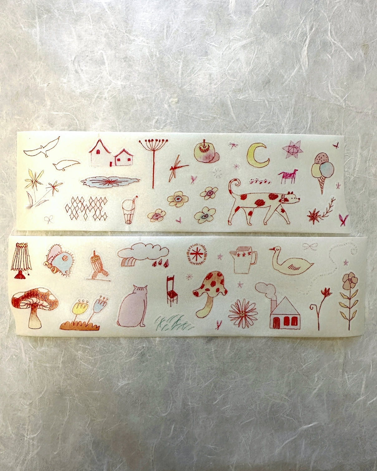 袜子Meow - Fairy Tale kiss-cut washi tape SAMPLES
