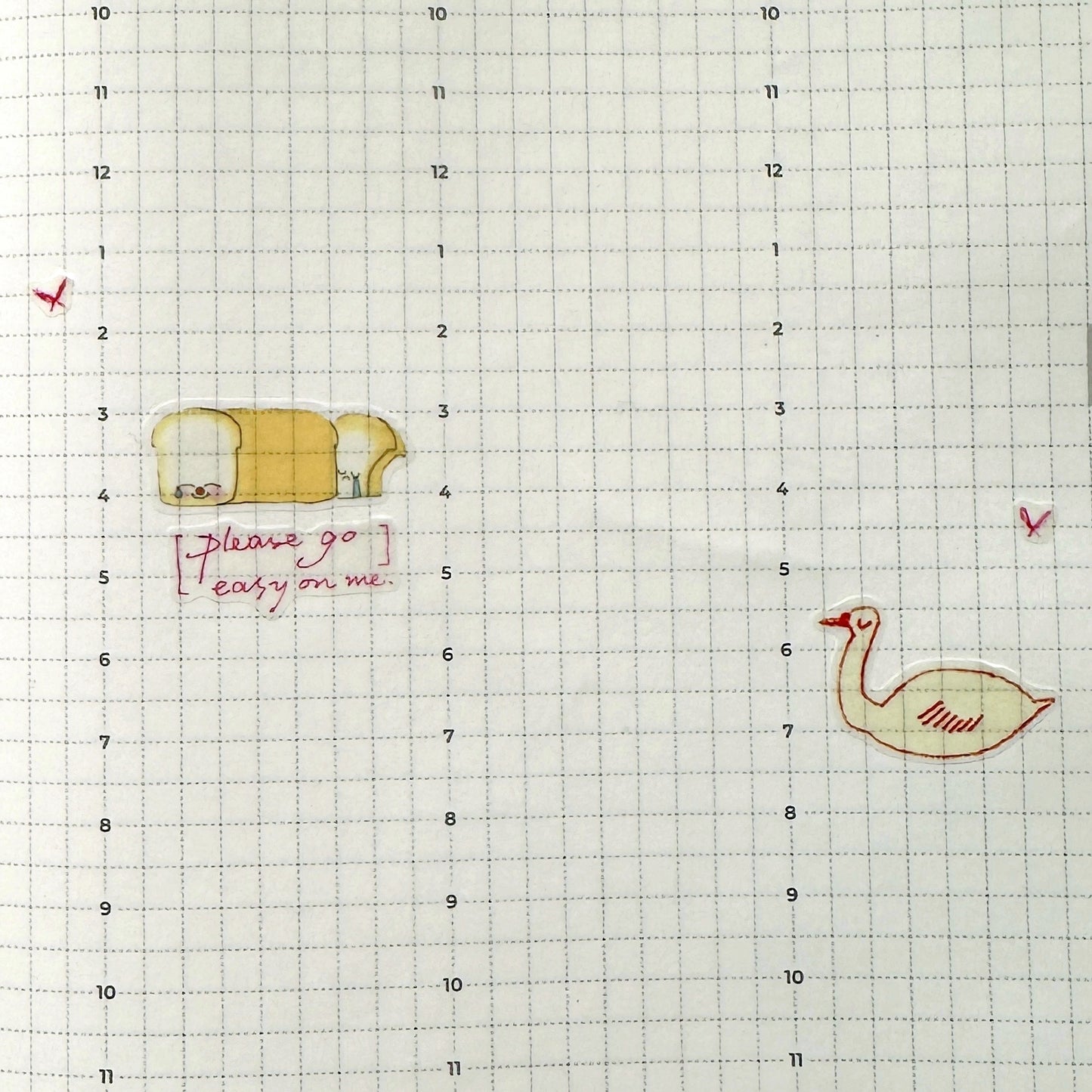 袜子Meow - Fairy Tale kiss-cut washi tape SAMPLES