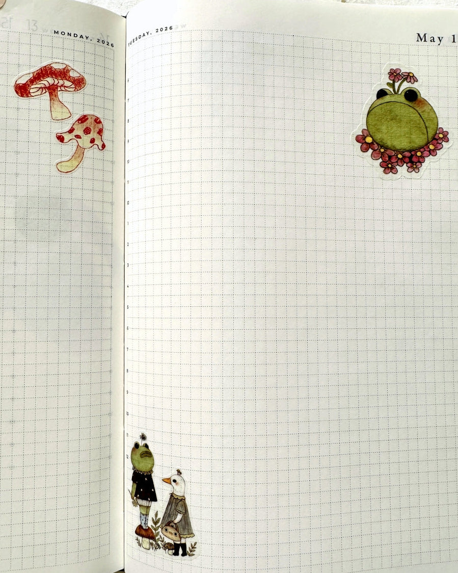 袜子Meow - Fairy Tale kiss-cut washi tape SAMPLES