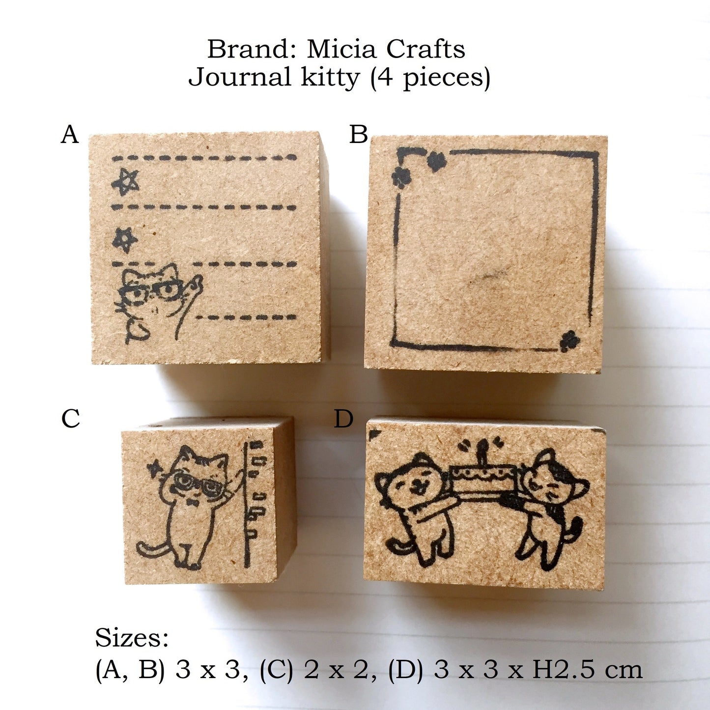 Non-designer - many stamps for bullet journaling | *USED* Destash items [Pre-Loved]