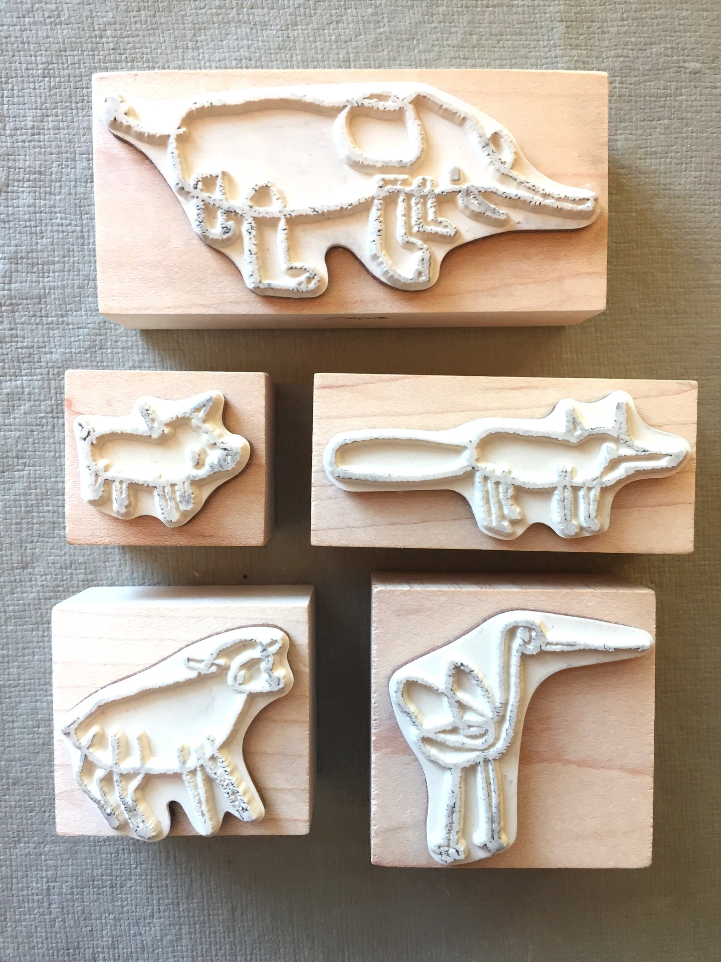 Miia - animal rubber stamps [Pre-loved]
