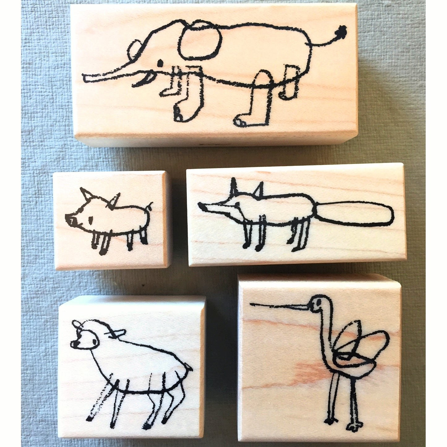 Miia - animal rubber stamps [Pre-loved]