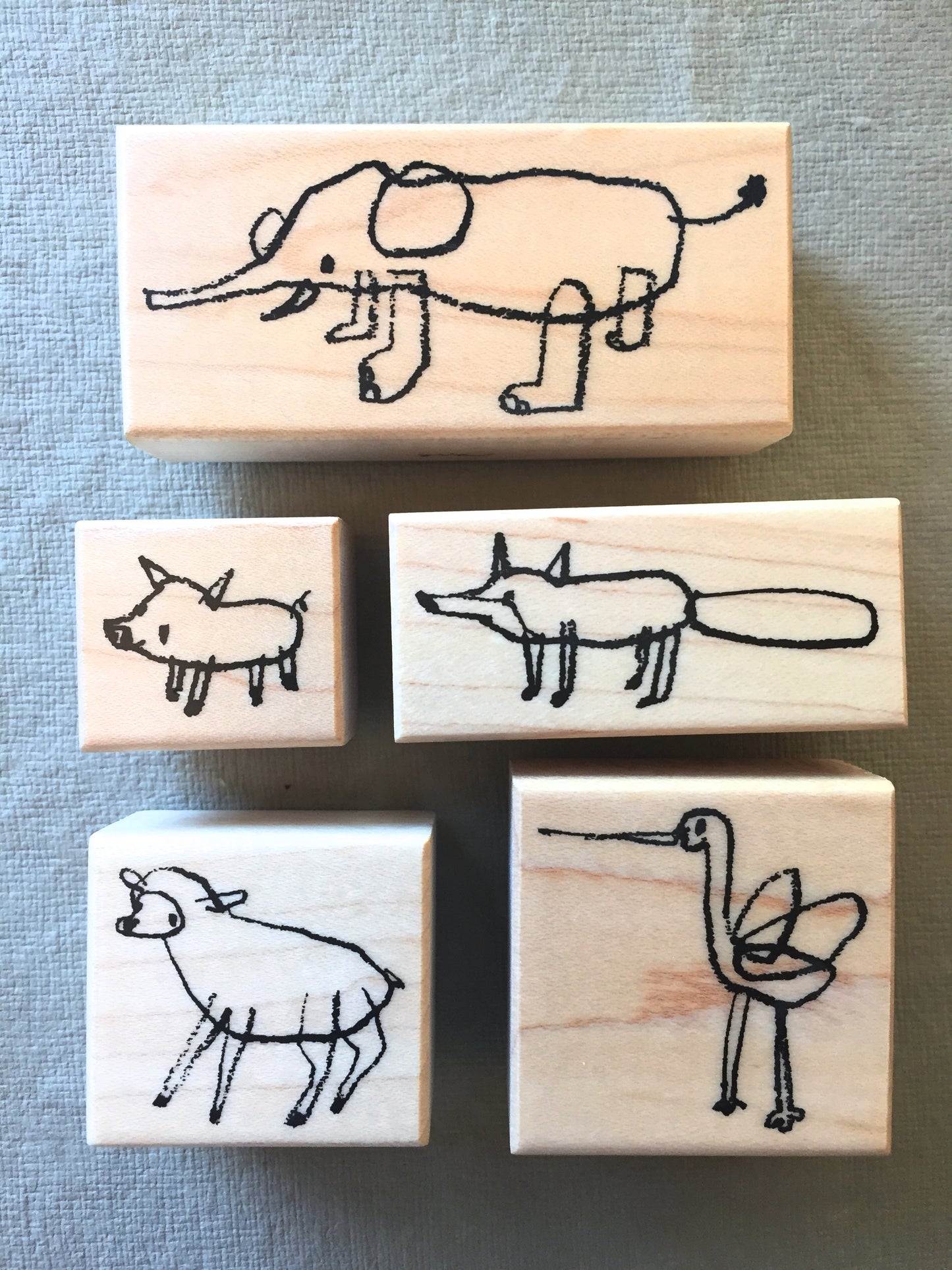Miia - animal rubber stamps [Pre-loved]