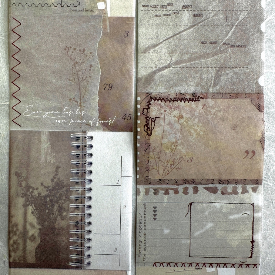 MoCard - Paper Collage Museum Series kiss-cut paper tape SAMPLES