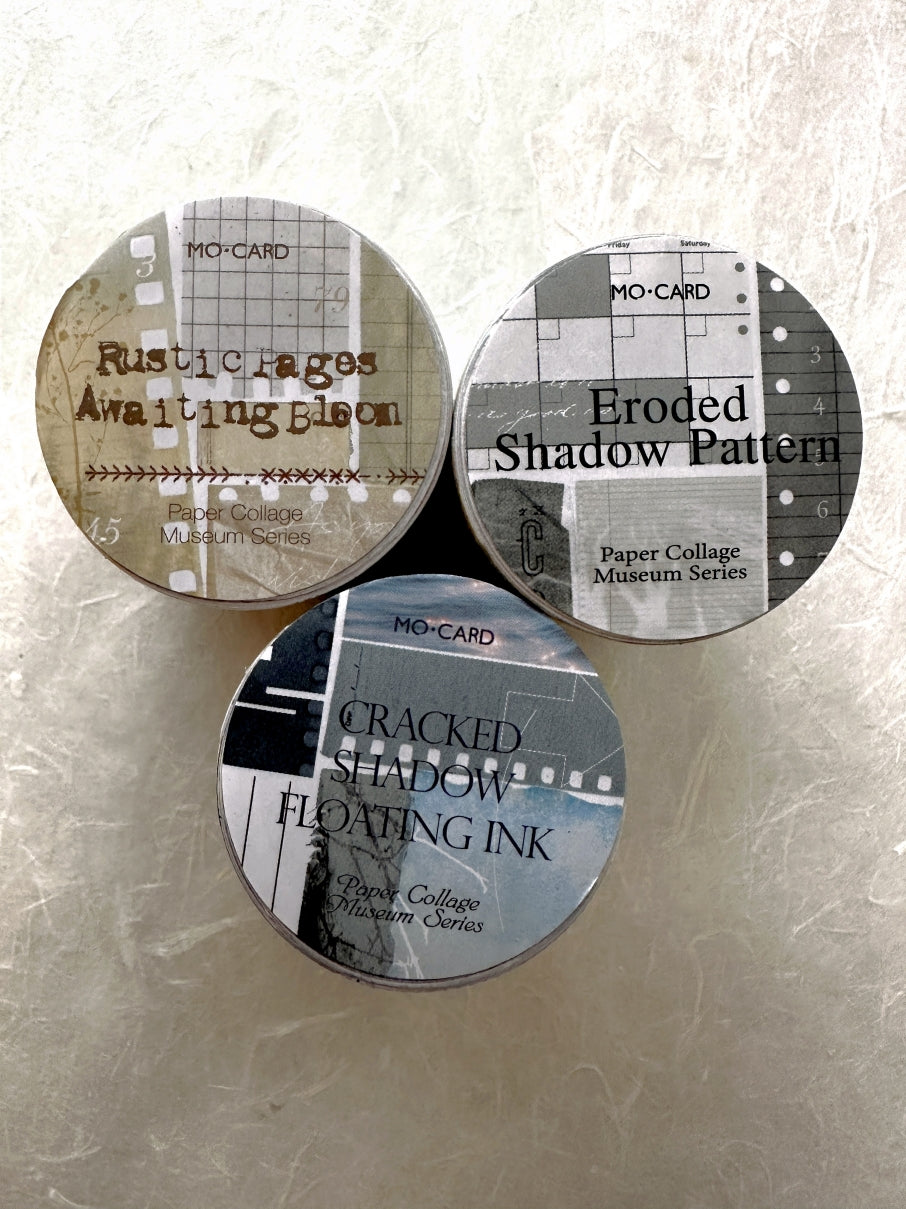 MoCard - Paper Collage Museum Series kiss-cut paper tape SAMPLES