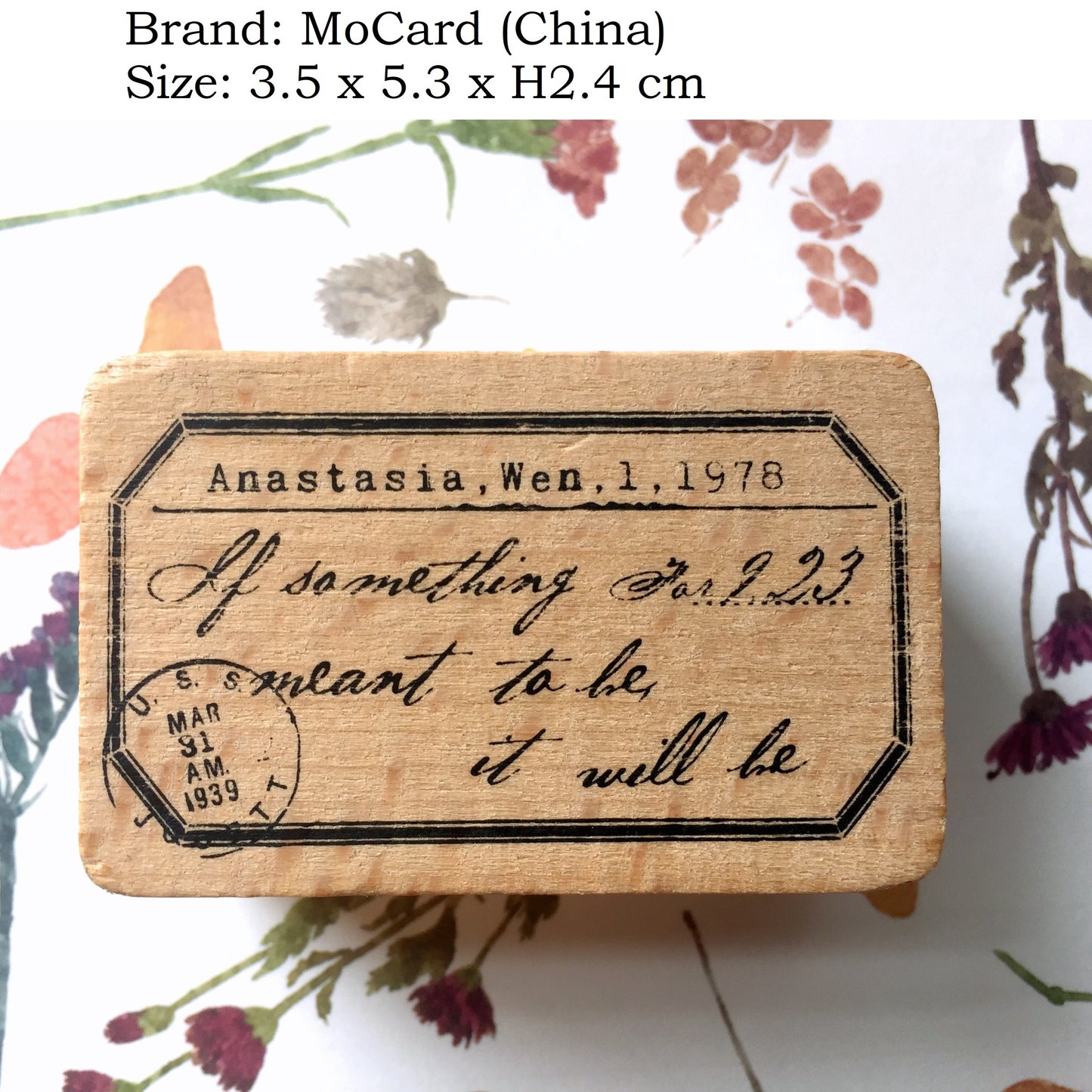 Non-designer - various word stamps for collage journaling | *USED* Destash items [Pre-Loved]