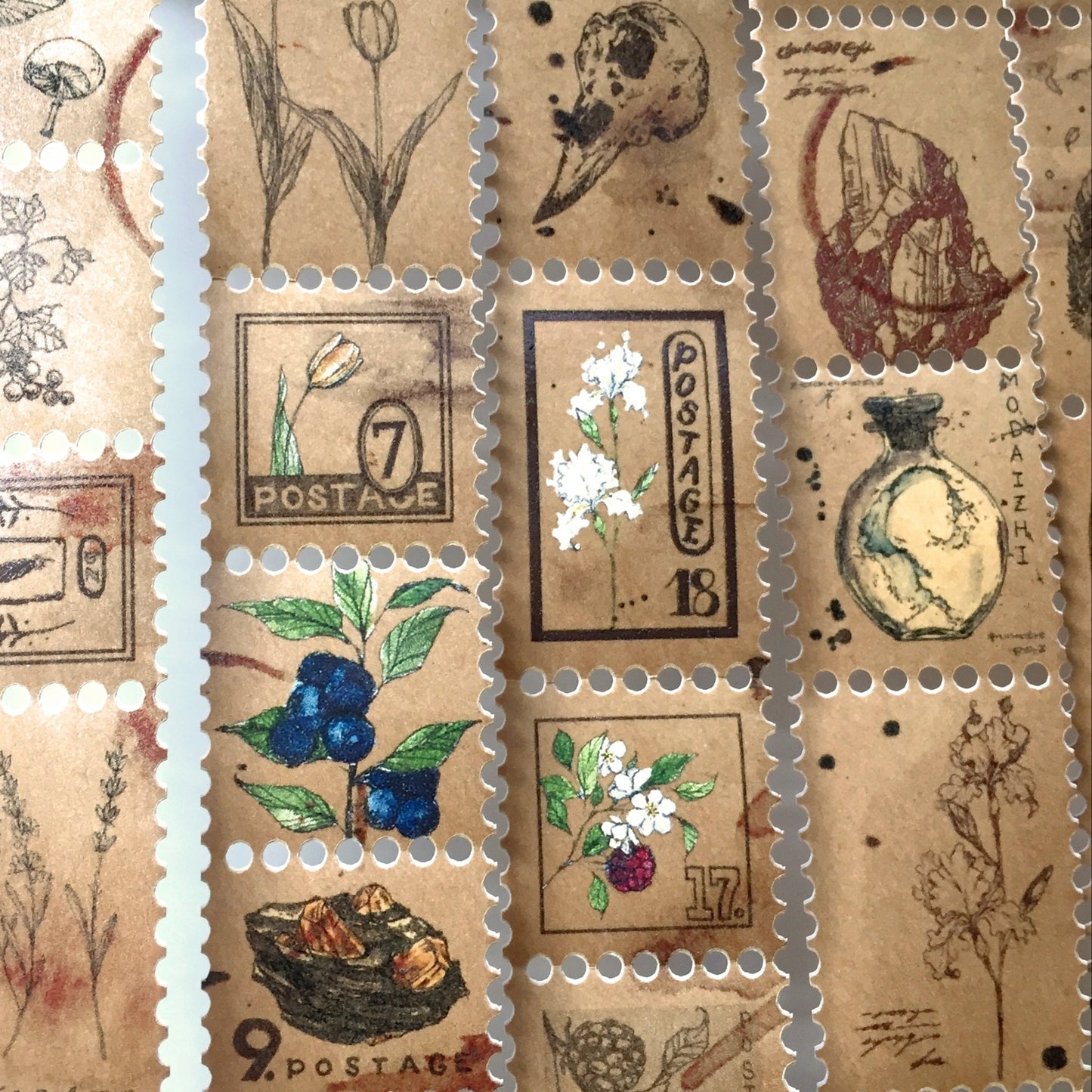 Modaizhi - Collection: Stamp paper tape SAMPLES