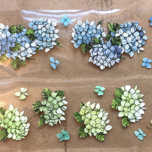 Modaizhi - Hydrangea PET tape SAMPLES