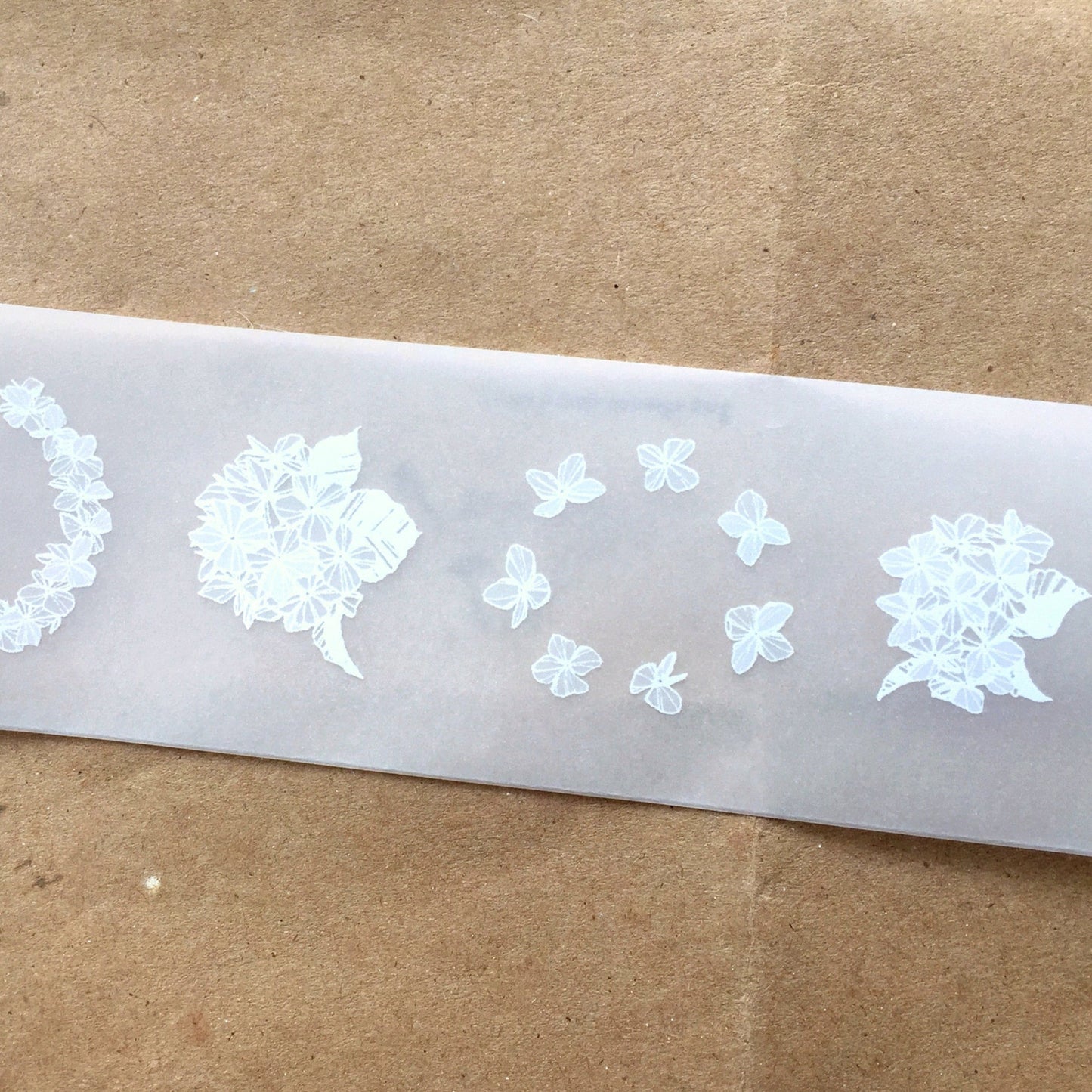 Modaizhi - Hydrangea non-adhesive tracing paper SAMPLES
