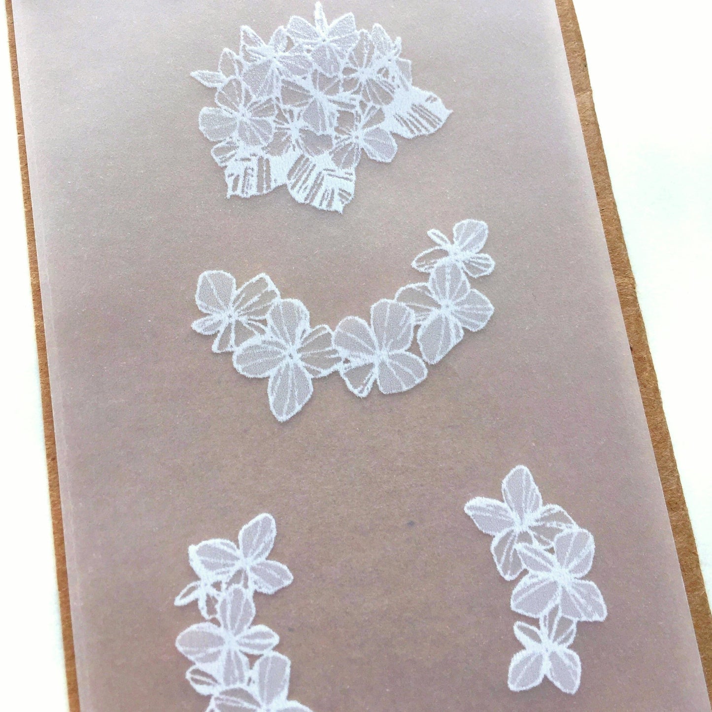 Modaizhi - Hydrangea non-adhesive tracing paper SAMPLES