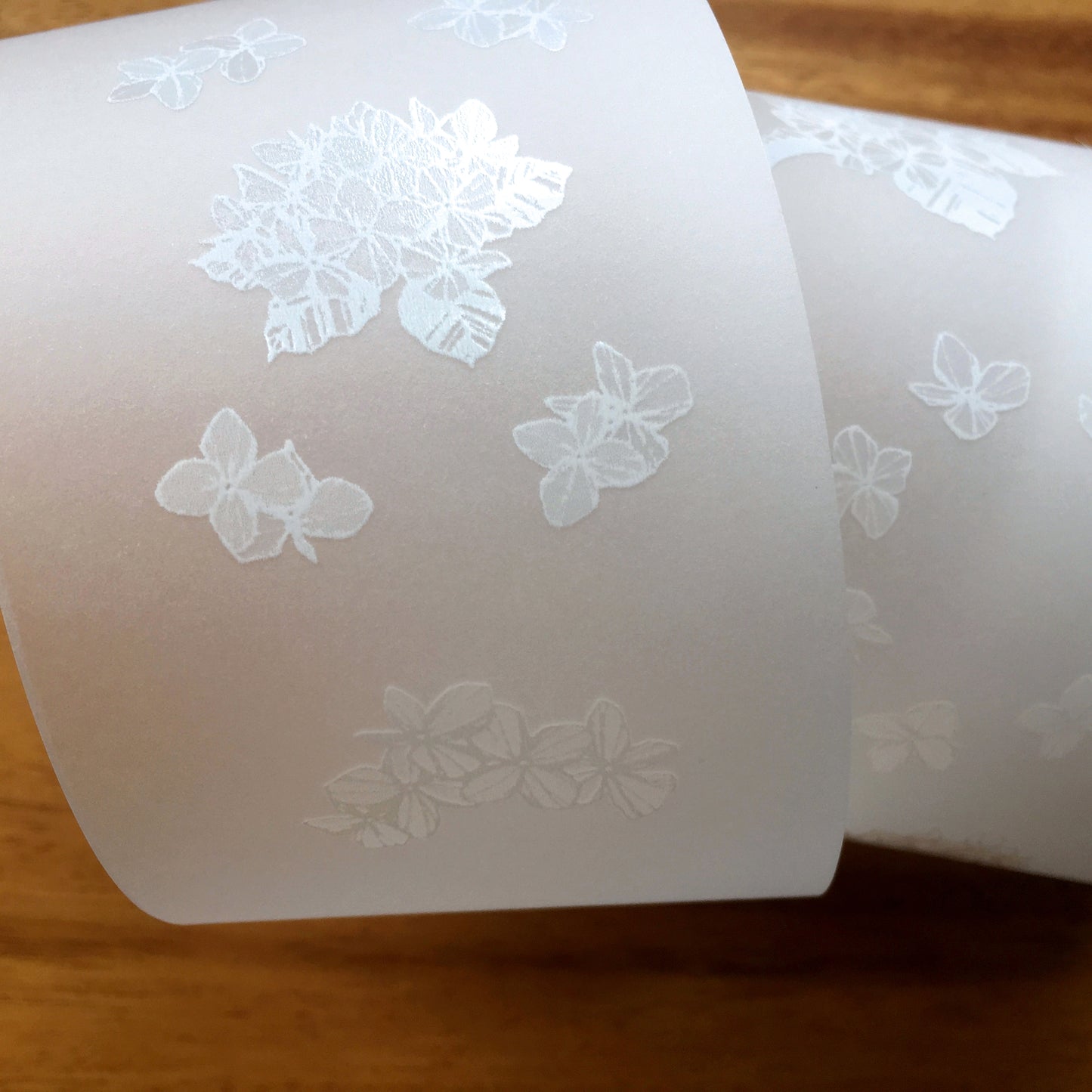 Modaizhi - Hydrangea non-adhesive tracing paper SAMPLES