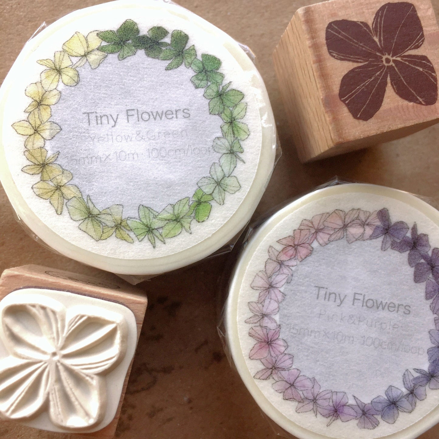 Modaizhi - Tiny Flowers slim washi tape SAMPLES