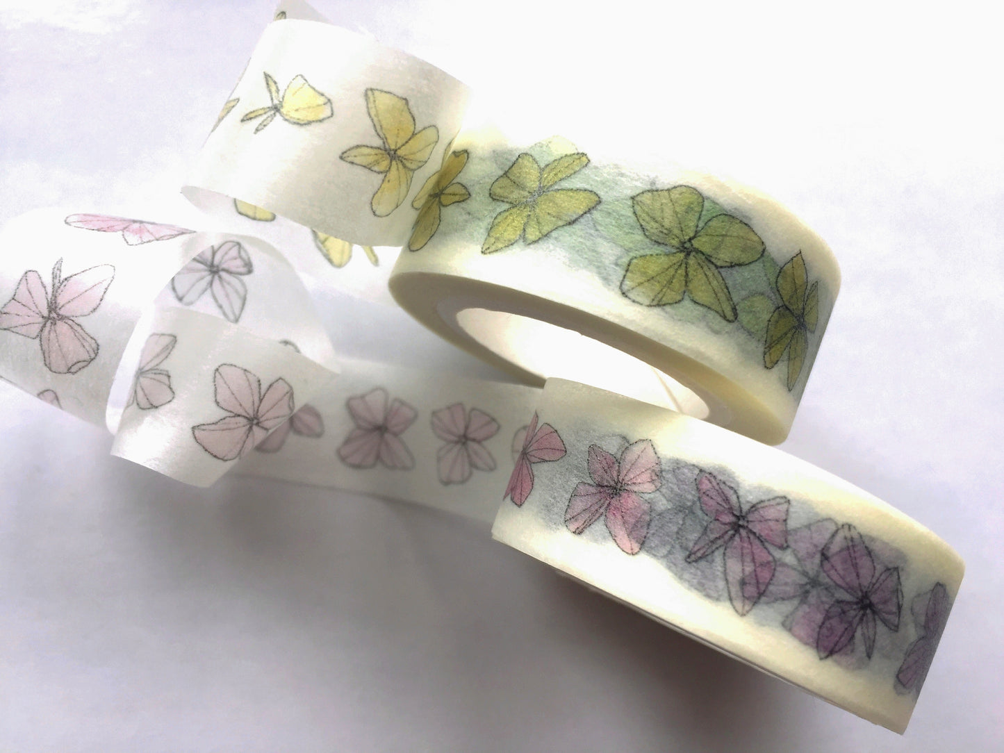 Modaizhi - Tiny Flowers slim washi tape SAMPLES