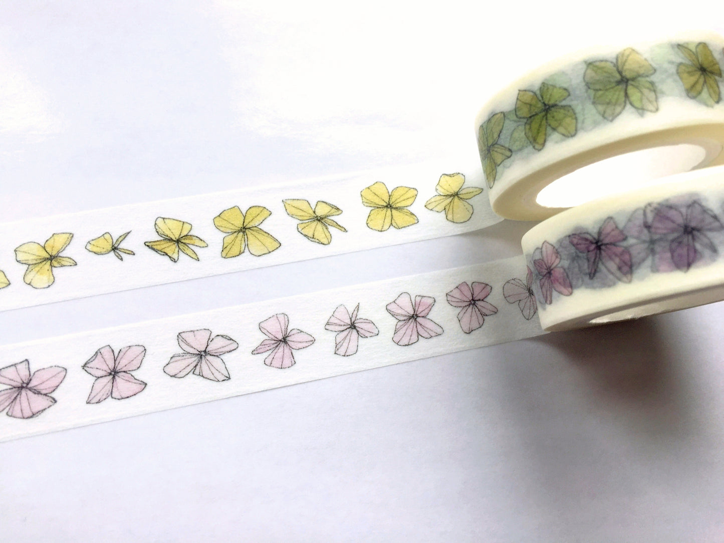 Modaizhi - Tiny Flowers slim washi tape SAMPLES