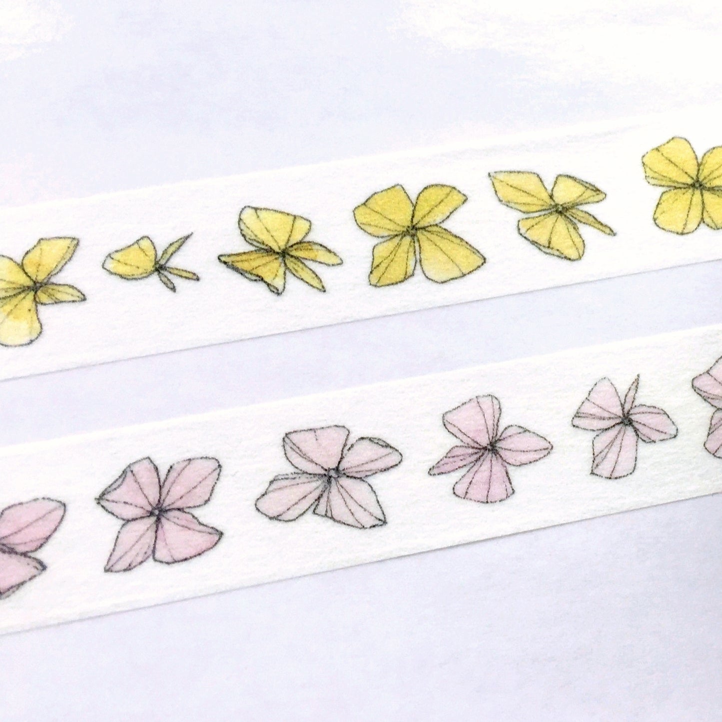 Modaizhi - Tiny Flowers slim washi tape SAMPLES
