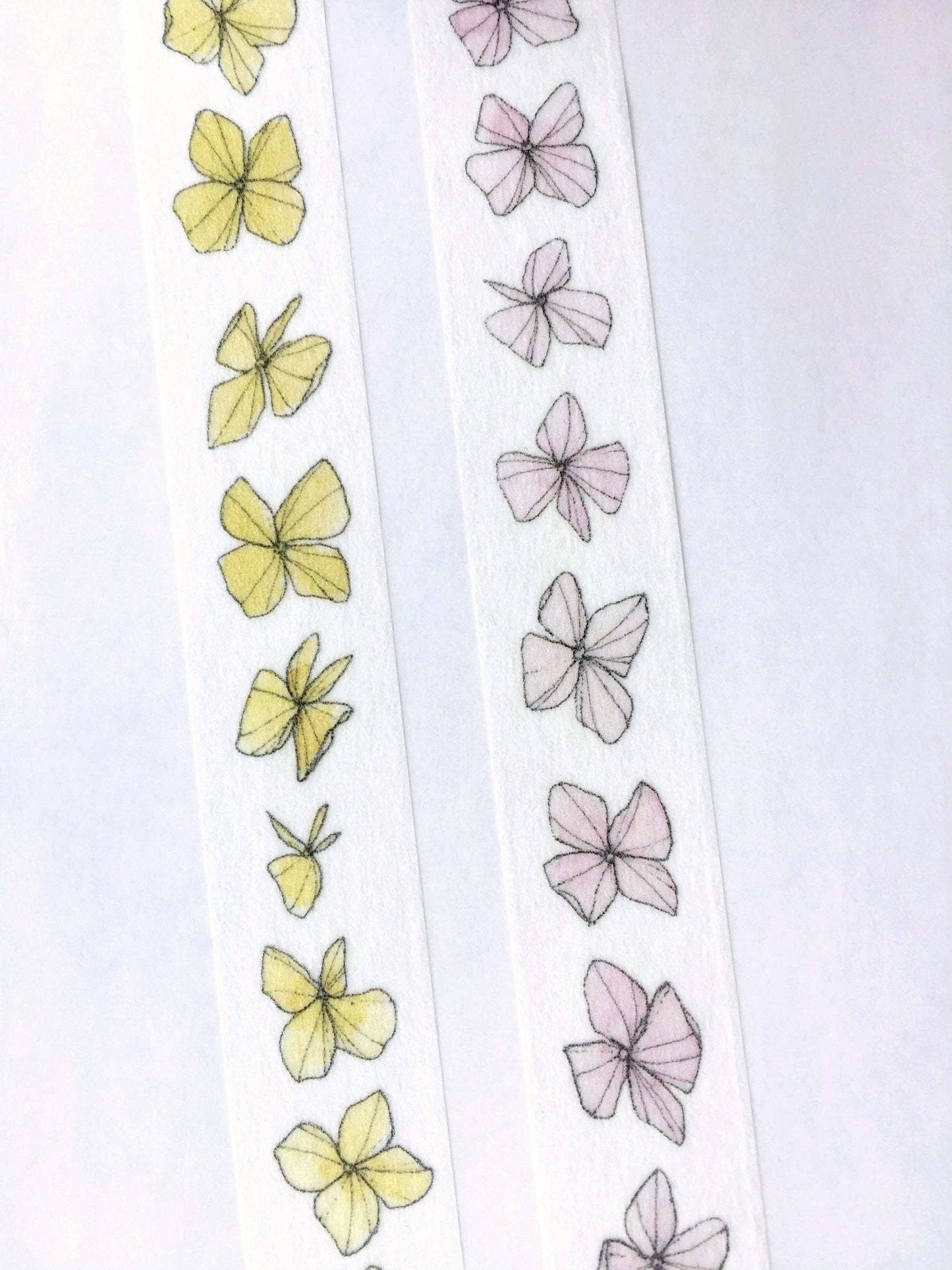 Modaizhi - Tiny Flowers slim washi tape SAMPLES