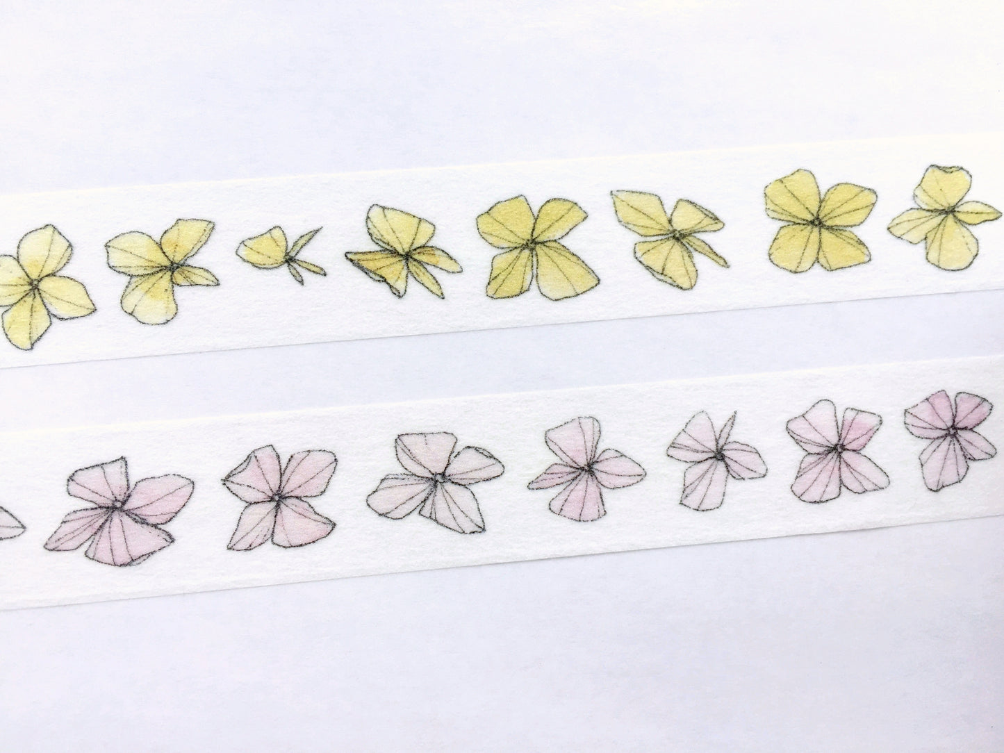 Modaizhi - Tiny Flowers slim washi tape SAMPLES