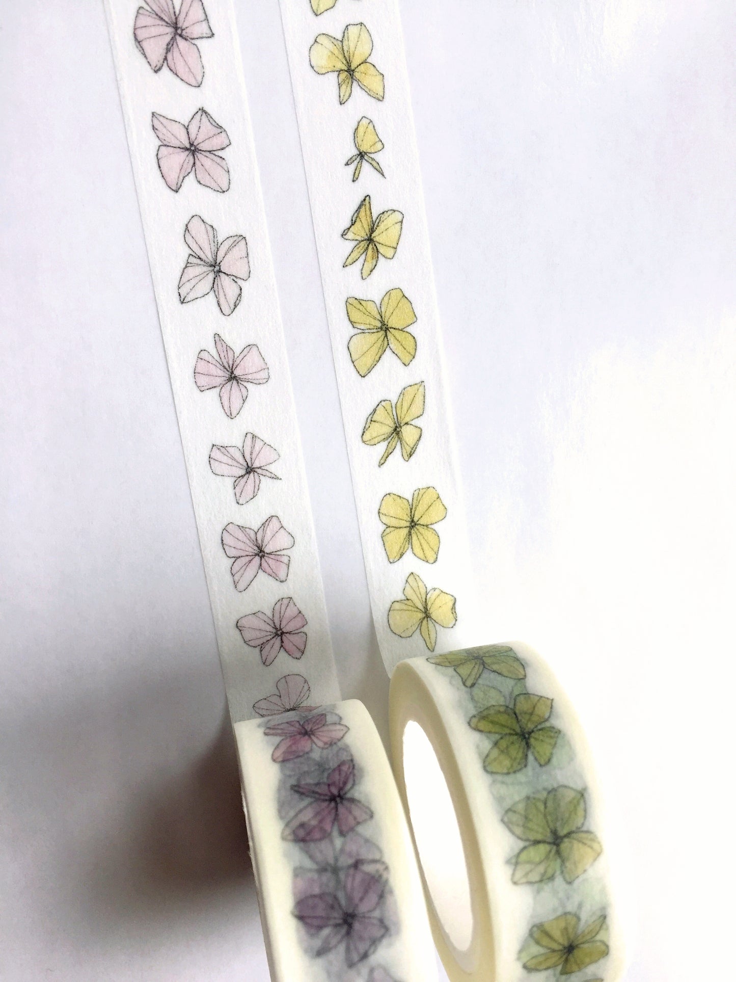 Modaizhi - Tiny Flowers slim washi tape SAMPLES