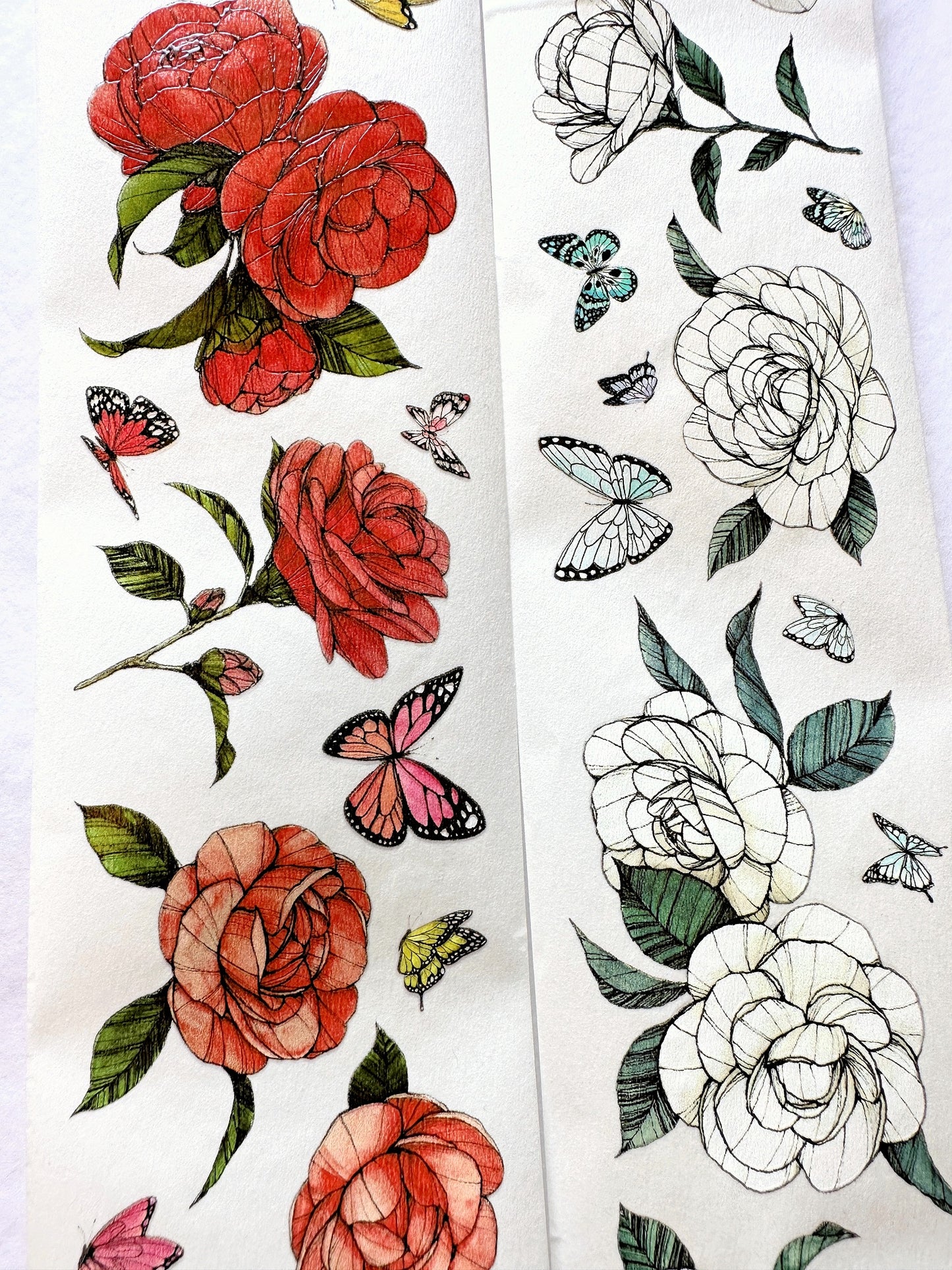 Modaizhi - Camellia washi tape SAMPLES